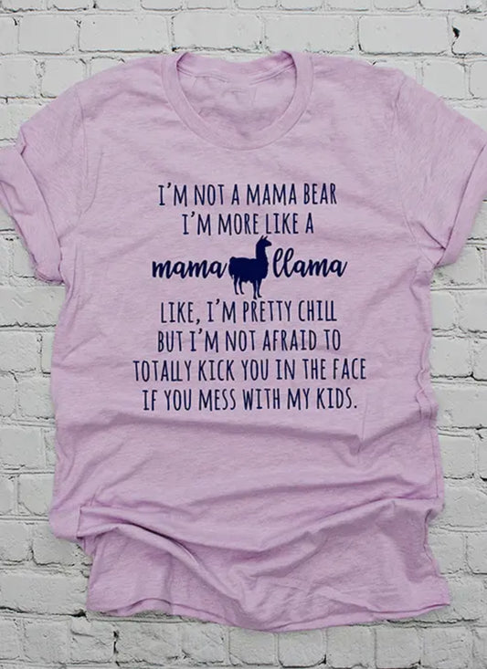 Mama llama tee