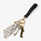Floral satin keychain (various)