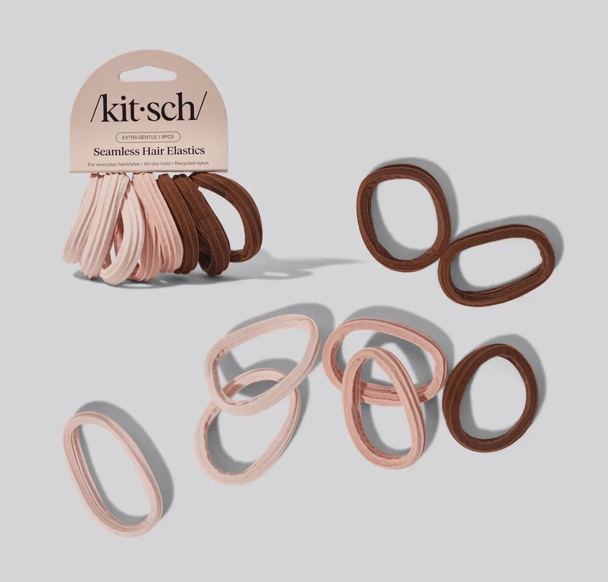 Seamless elastic hair ties (various)