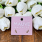 Gold leaf studs