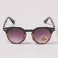 Women's round tinted sunglasses