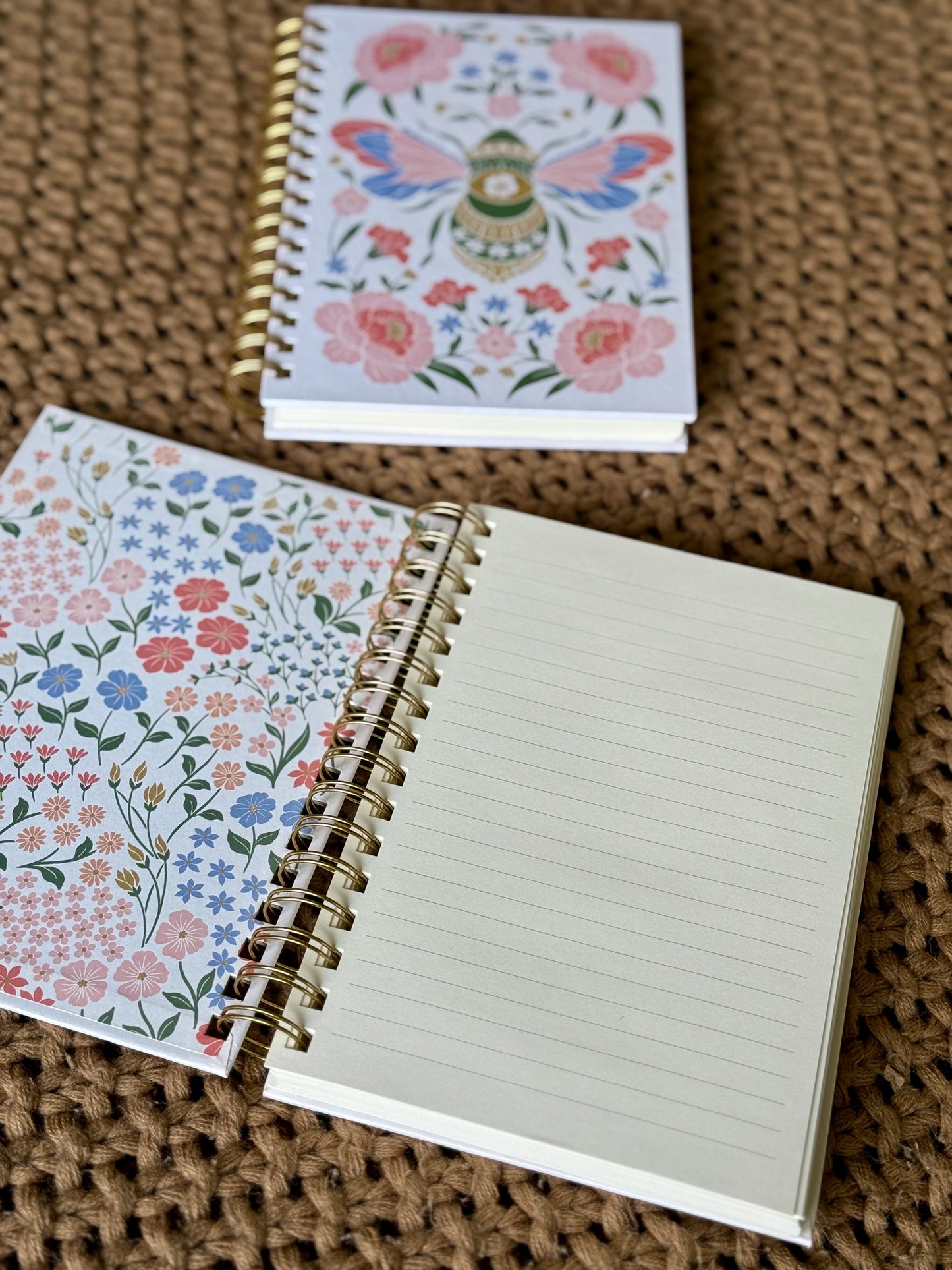 Botanical hardcover spiral journal (various)