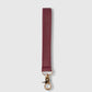 Solid color wristlet keychain