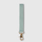 Solid color wristlet keychain