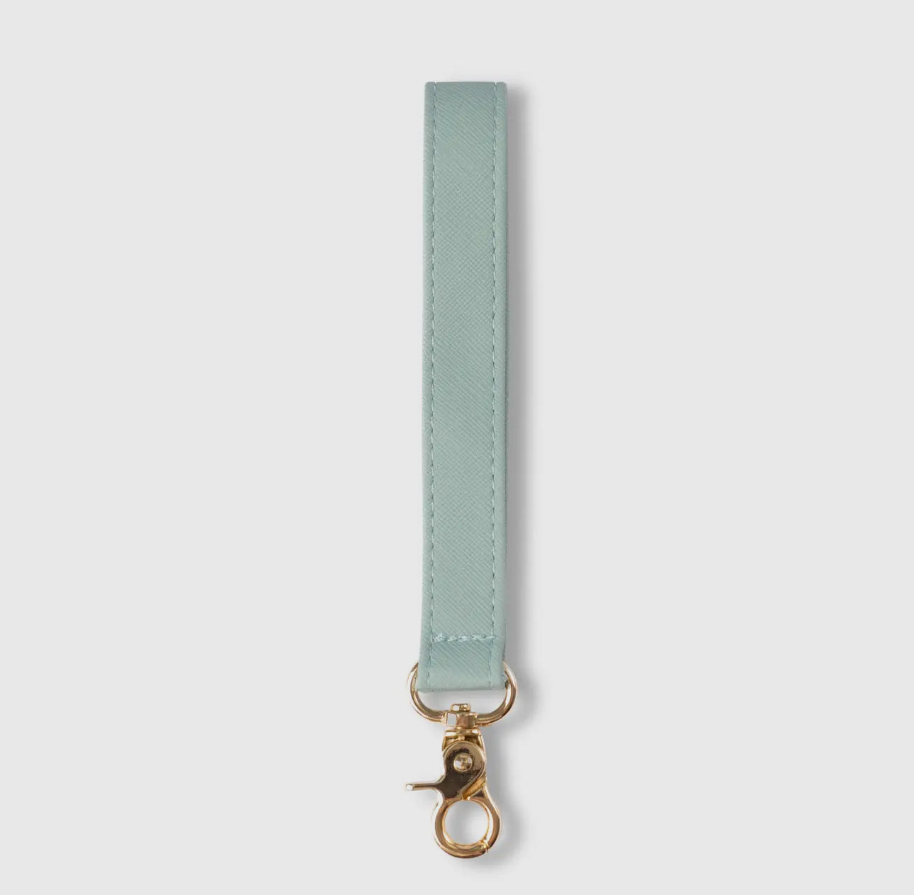 Solid color wristlet keychain