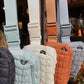 Quilted puffer fanny pack belt bag (various colors)