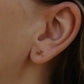Dainty bow flat back studs