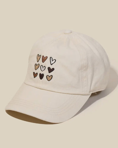 Hearts denim cap (various)