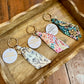 Floral satin keychain (various)