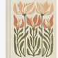 Embroidered hardcover fabric journal (various)