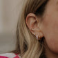Diamond ear cuff hoop