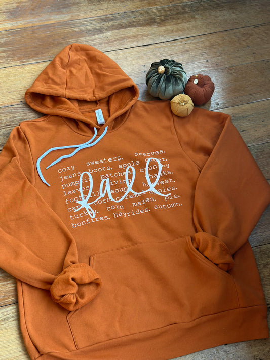 Fall things hoodie