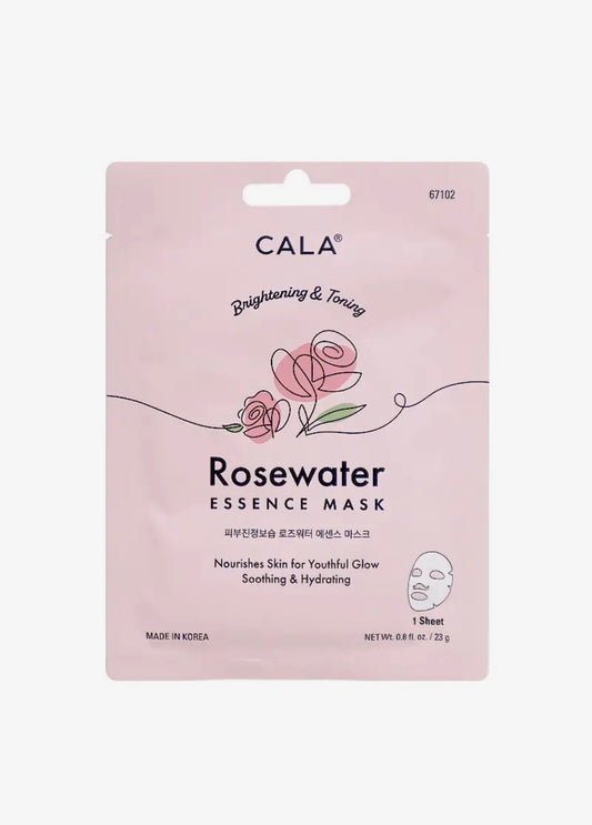 Rosewater facial mask