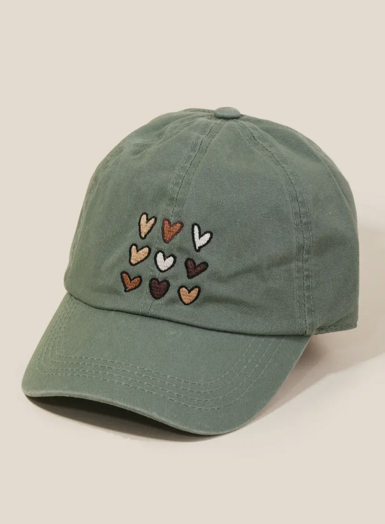 Hearts denim cap (various)