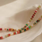 Colorful beaded necklace (various)