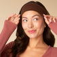 Ribbed elastic headbands