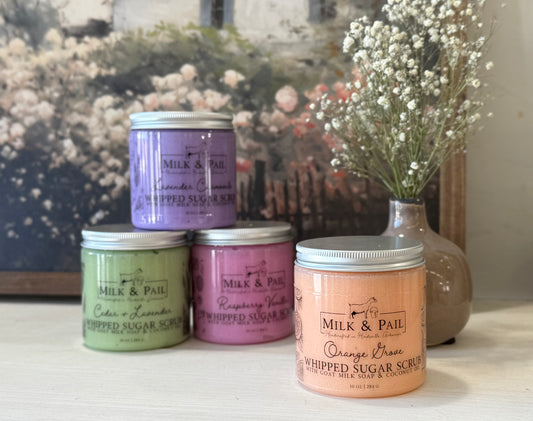 Whipped sugar scrub (various)