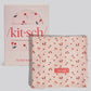 Kitsch XL hair towel wrap - cherry print