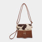 Double zip crossbody purse (various)