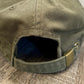 Olive daisy flower vintage hat