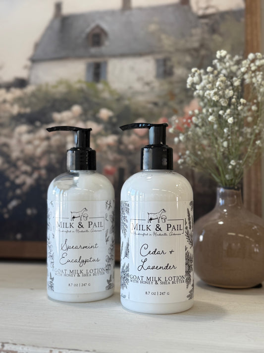 Goat milk lotion (various)