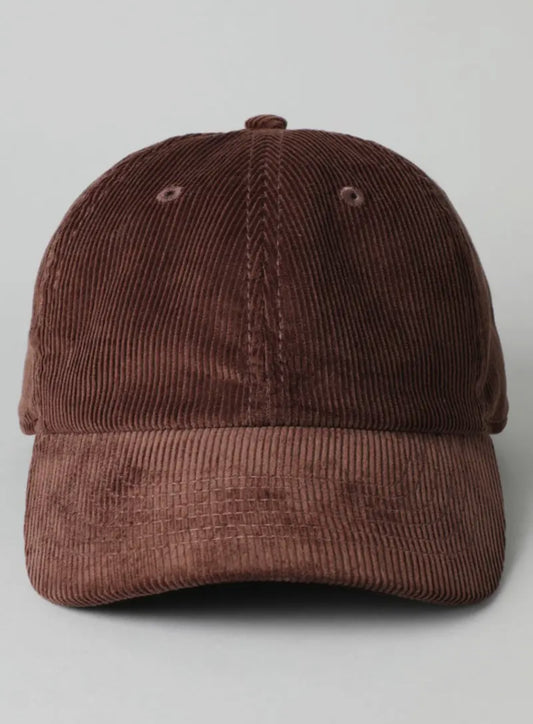 Corduroy baseball cap (various)