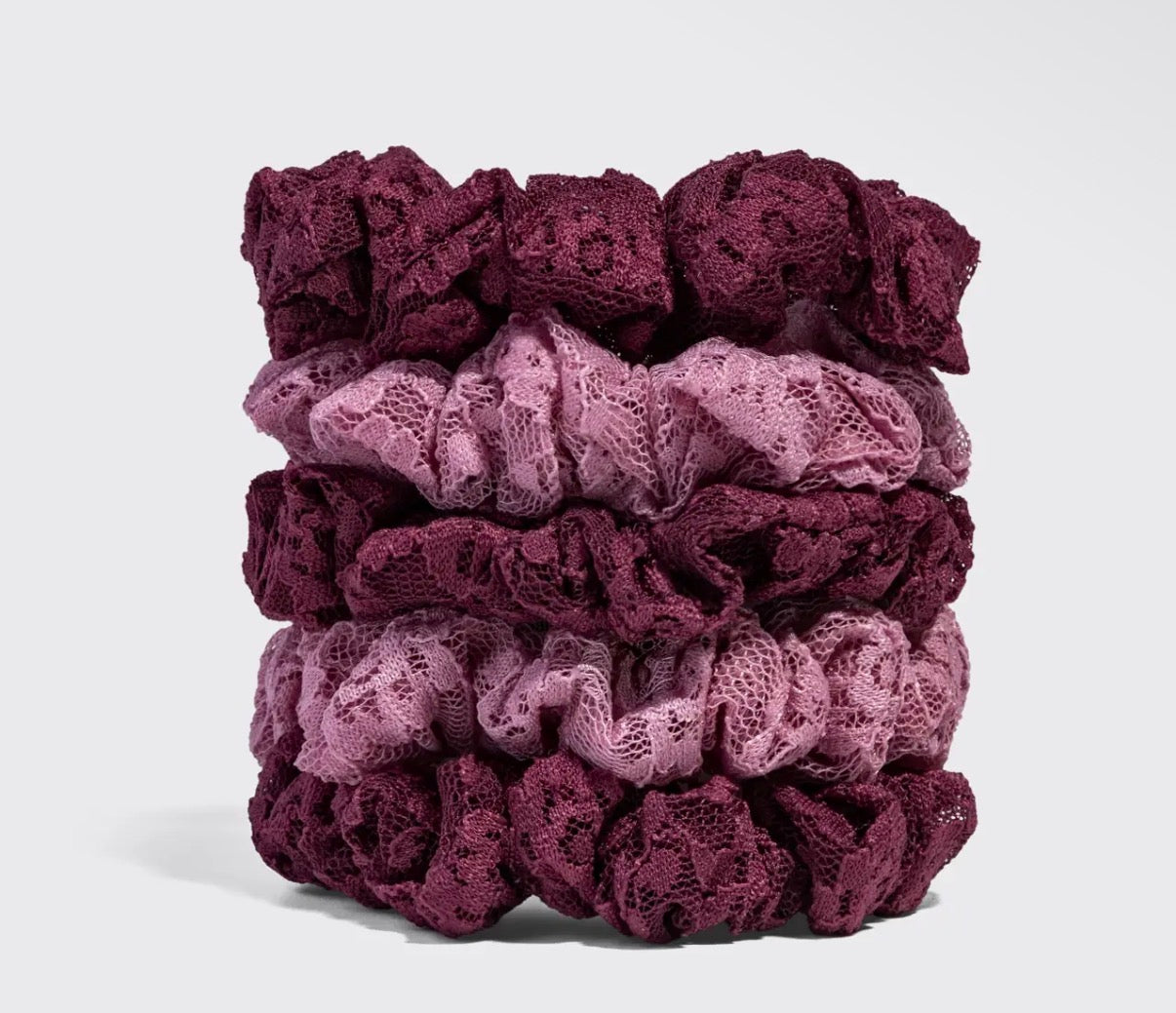 Ruched lace scrunchies(various)