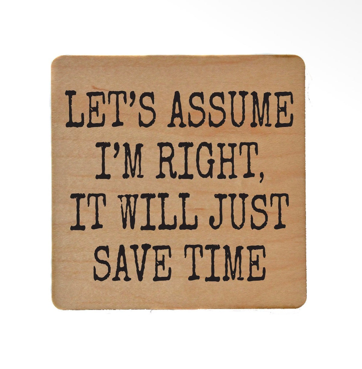 Wooden coaster funny (various)