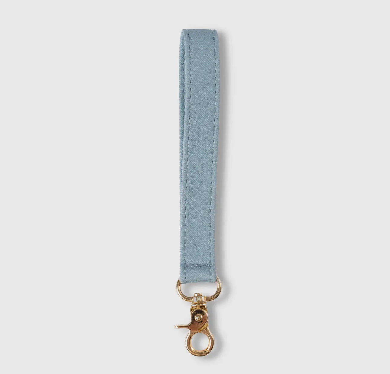 Solid color wristlet keychain
