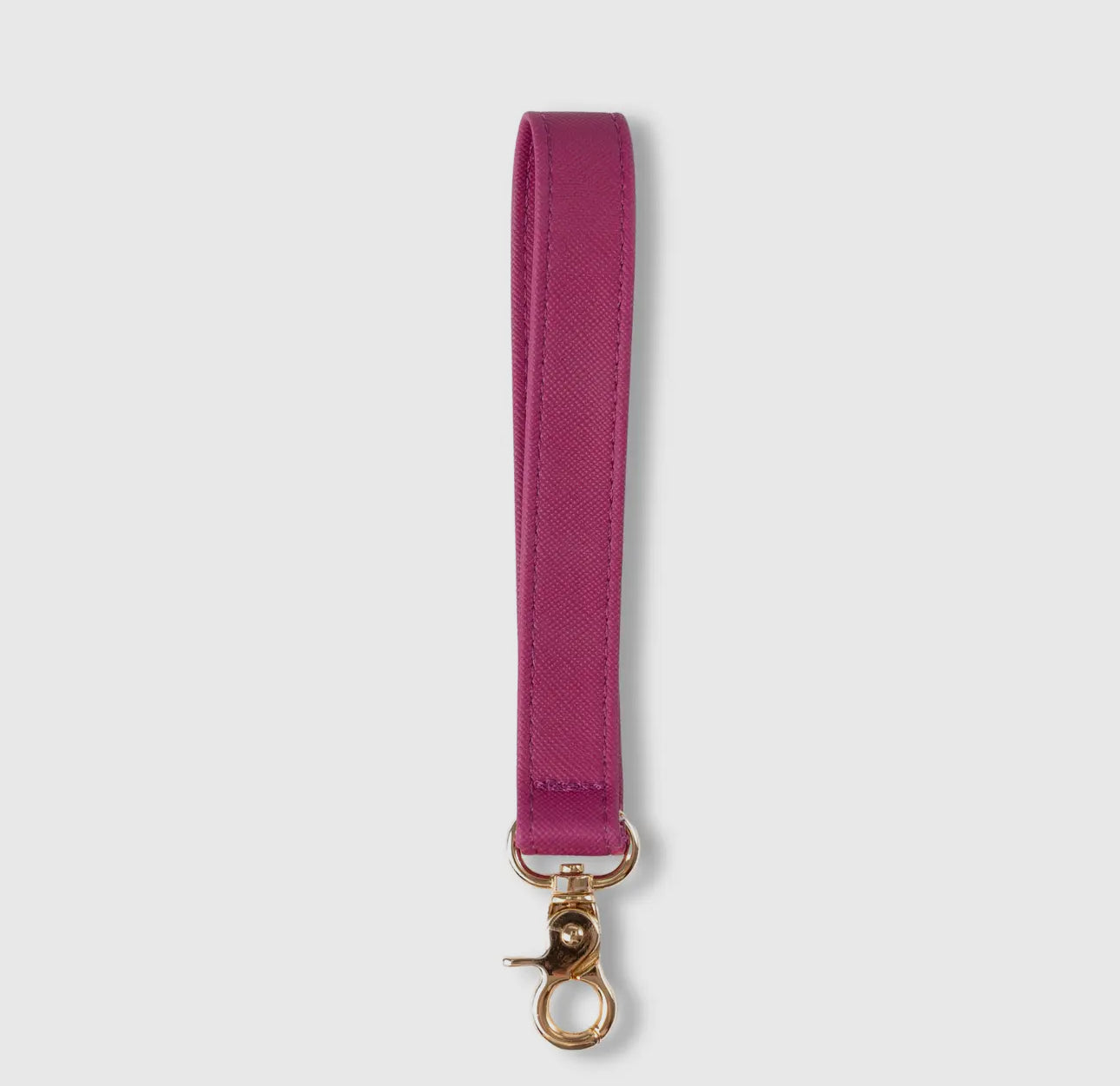 Solid color wristlet keychain