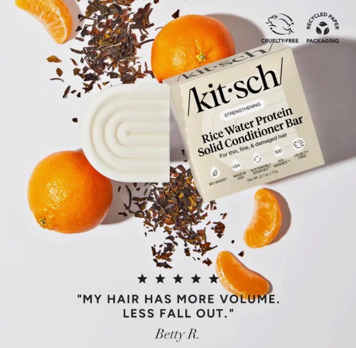 Rice water protein shampoo and conditioner bar set