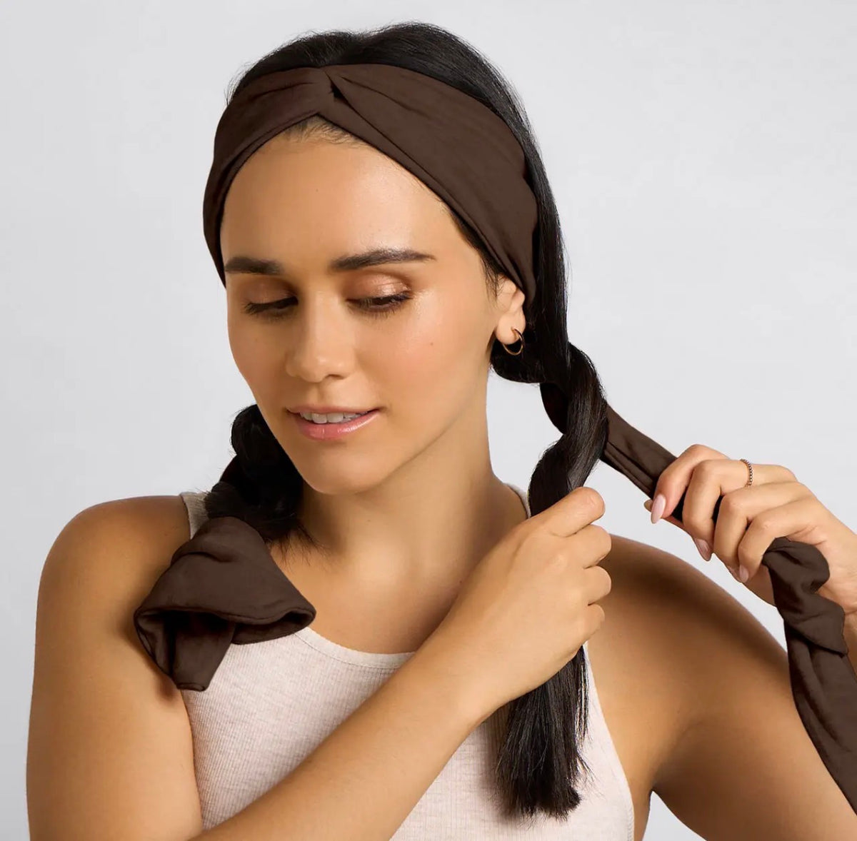 Set and flow heatless curling headband