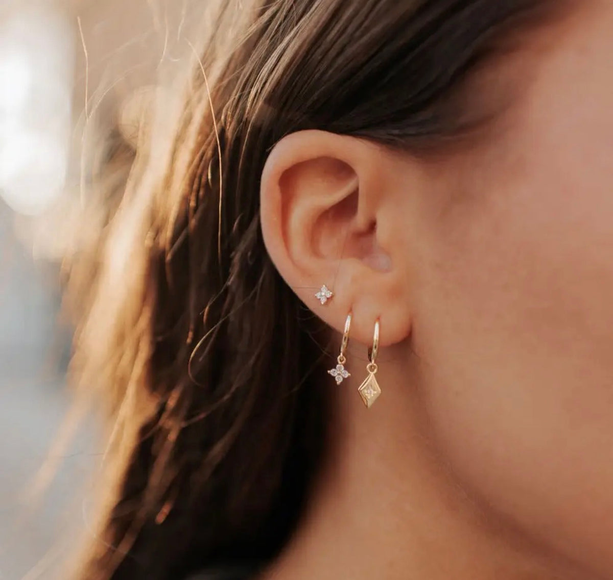 Margot diamond studs