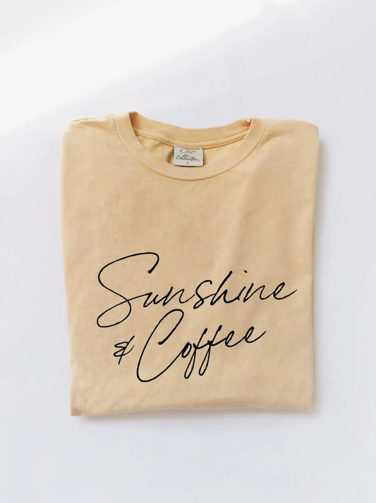 Sunshine & Coffee tee