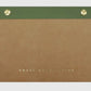 Green gold rivet notepad