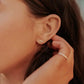Gold leaf studs