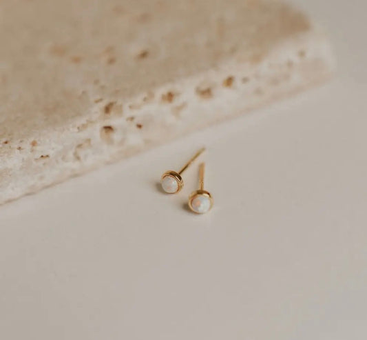 Opal studs