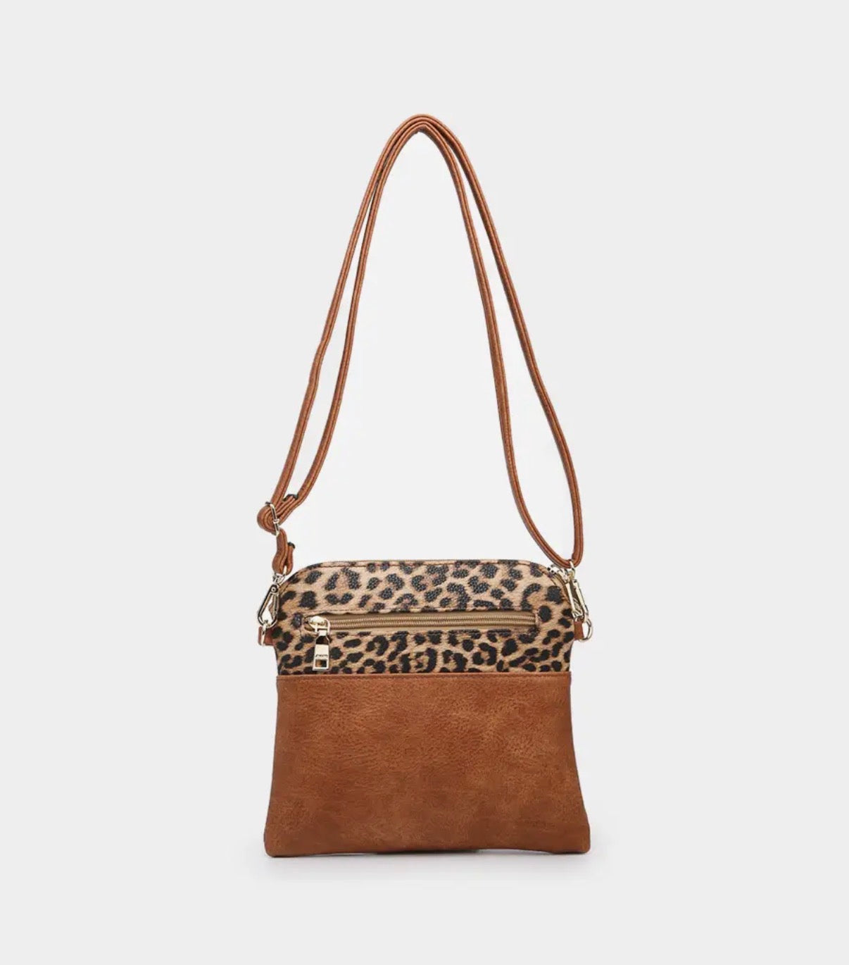 Double zip crossbody purse (various)