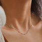 Beaded chain necklace