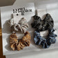 Floral hair scrunchie