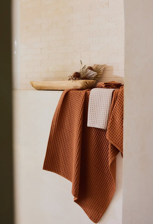 Waffle hand towels Geometry