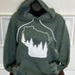 Wisconsin state pine tree hoodie