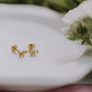 Dainty bow flat back studs
