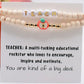 Teacher bracelet set