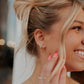 Gold leaf studs
