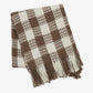 Woven heritage checkered throw blanket