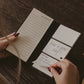 On-the-go Notes booklet