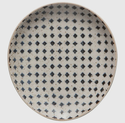 Blue stoneware spoon rest (various)