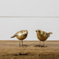 Brass gold bird figurine
