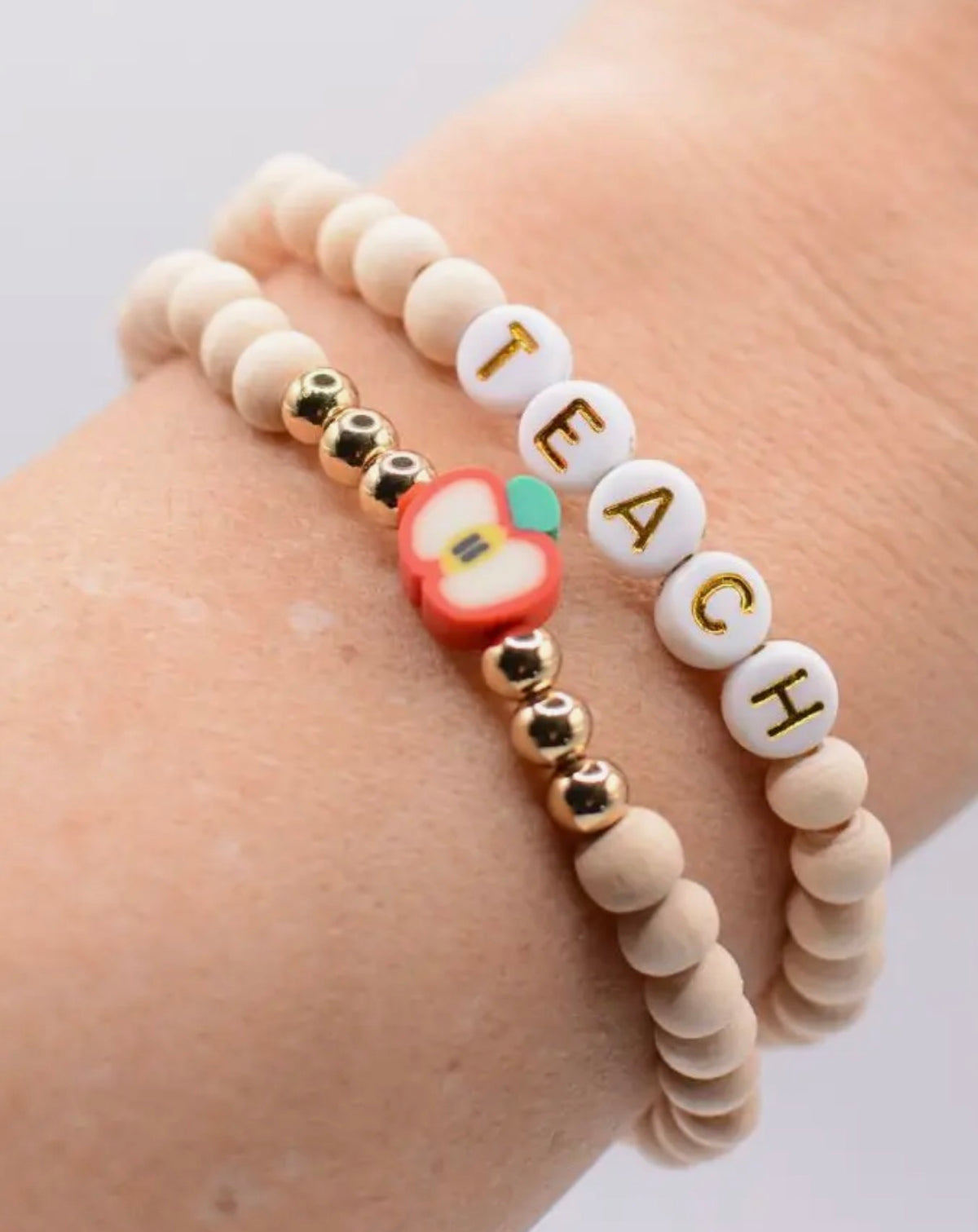 Teacher bracelet set